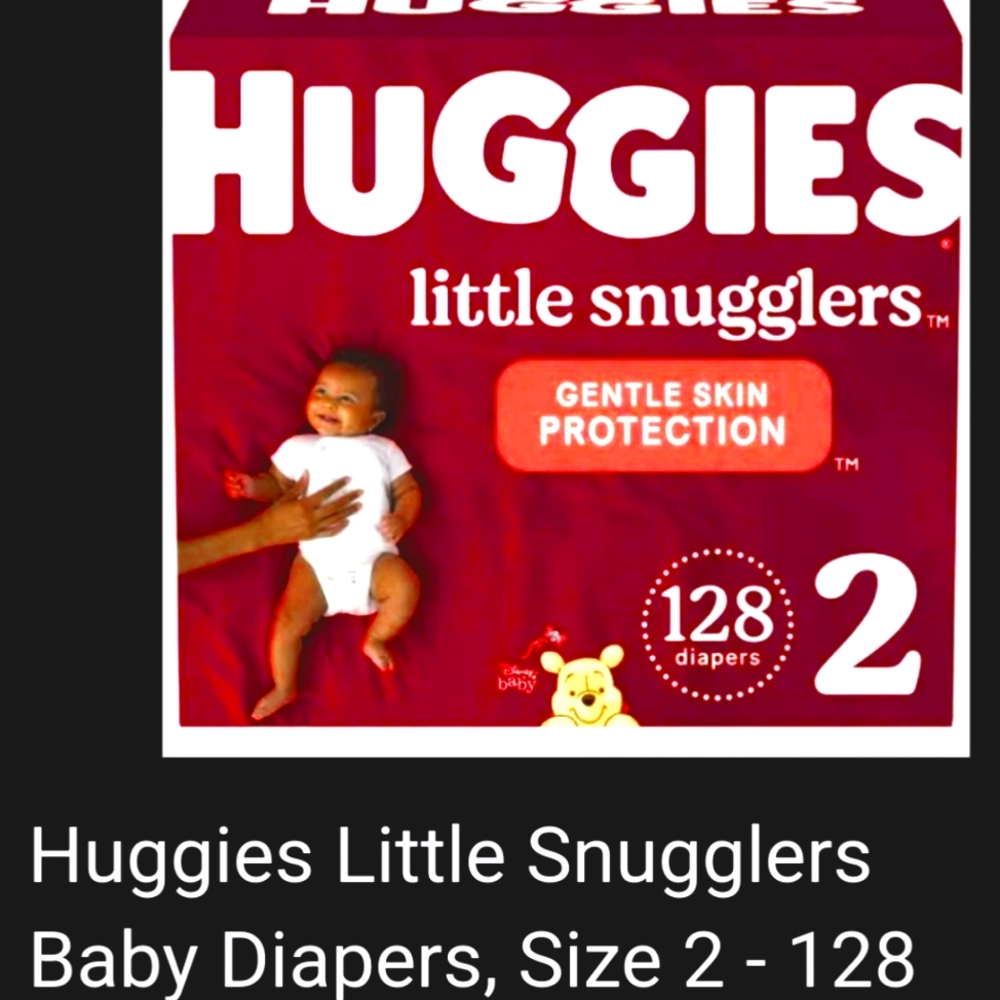 Huggies Little Snugglers size 2 diapers